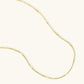 Elegant gold box chain necklace with sleek design, perfect for everyday wear or gifting.