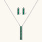 OVIANA Emerald Horizon Jewellery Set