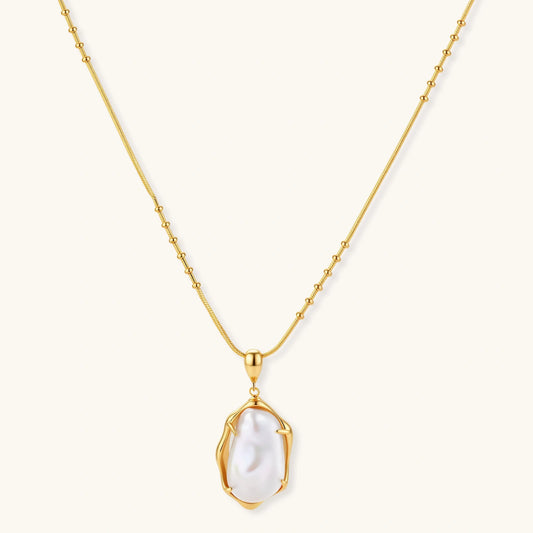 OVIANA Baroque Pearl Pendant Necklace