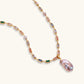 OVIANA Prism Pearl Statement Necklace