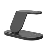 3 in 1 Wireless Charger Stand For Samsung Phone Galaxy Watch Buds iPhone Apple AirPods - Fansee Australia