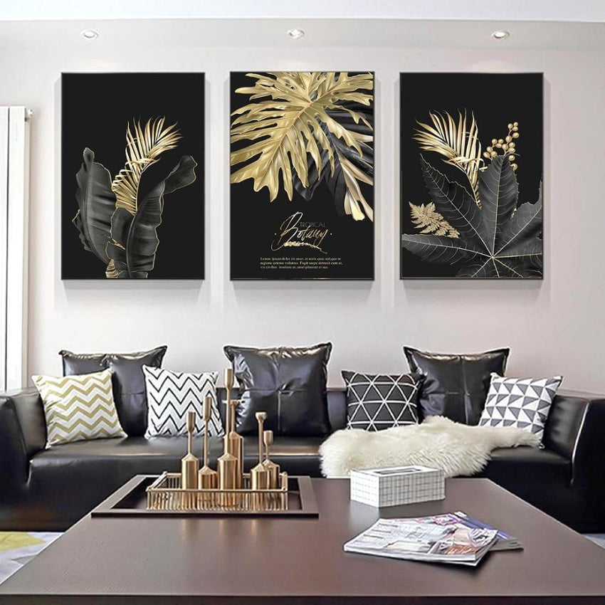 3 Pcs Set Botanic Framed Wall Art (60x90cm) - Fansee Australia