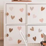 36 Pcs Boho Hearts Wall Stickers - Fansee Australia