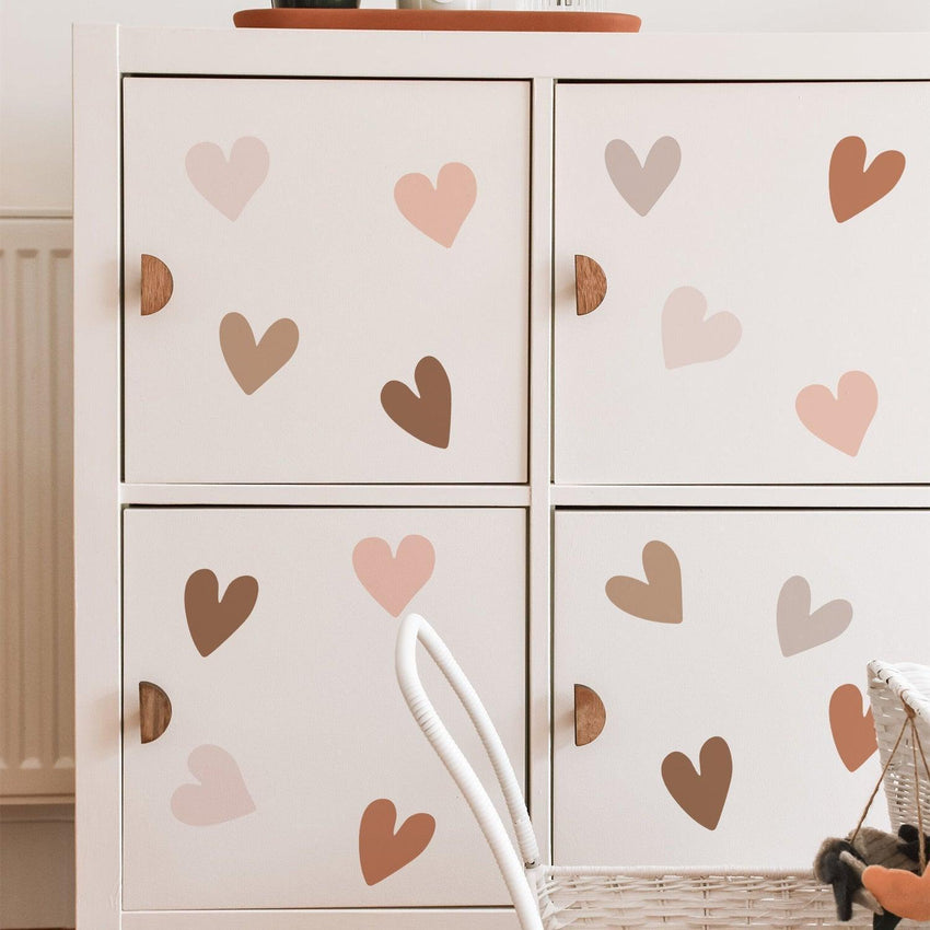 36 Pcs Boho Hearts Wall Stickers - Fansee Australia