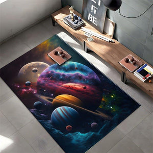 3D Printed Universal Planet Outer Space Rugs - Fansee Australia