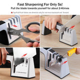 4-in-1 Knife and Scissors Sharpener – Multi-Stage Blade Care - Fansee Australia