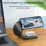 4 in 1 Magnetic Wireless Charger Stand For iPhone Apple Watch AirPods - Fansee Australia