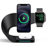 4 in 1 Magnetic Wireless Charger Stand For iPhone Apple Watch AirPods - Fansee Australia