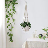 4 Pcs Set Handwoven Macrame Planters - Fansee Australia