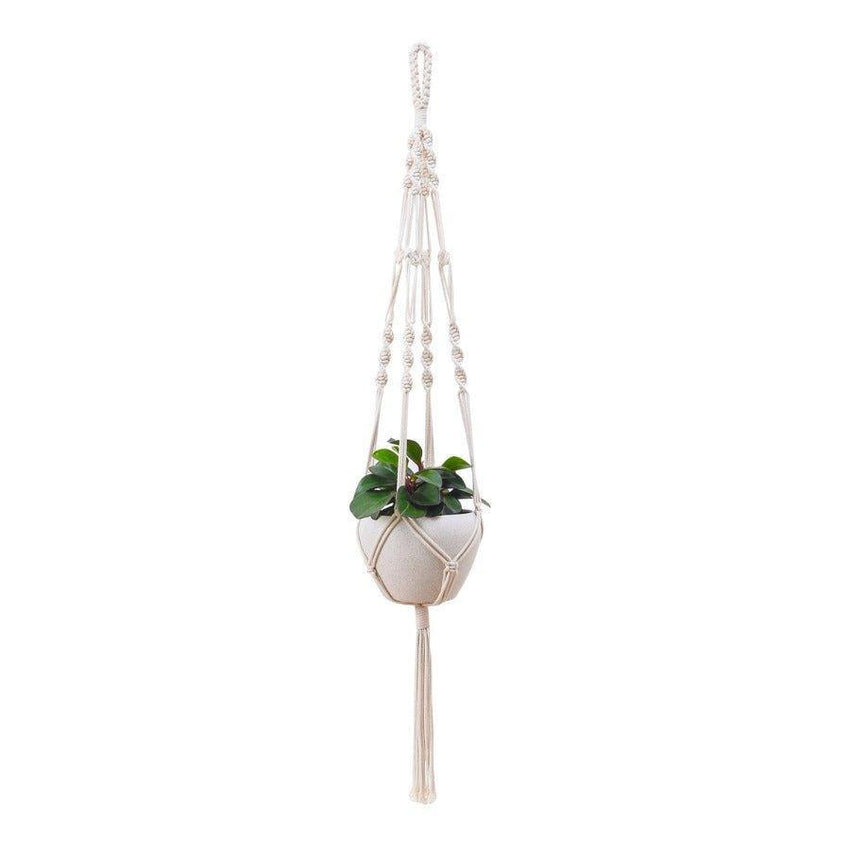 4 Pcs Set Handwoven Macrame Planters - Fansee Australia