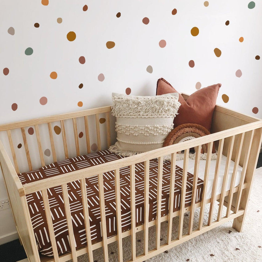 42 Pcs Boho Polka Dot Peel And Stick Wall Stickers - Fansee Australia
