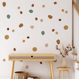 42 Pcs Boho Polka Dot Peel And Stick Wall Stickers - Fansee Australia