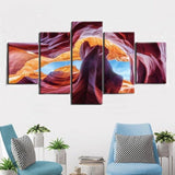 5 Panels Dreamy Landscape Framed Print Canvas Prints - Fansee Australia