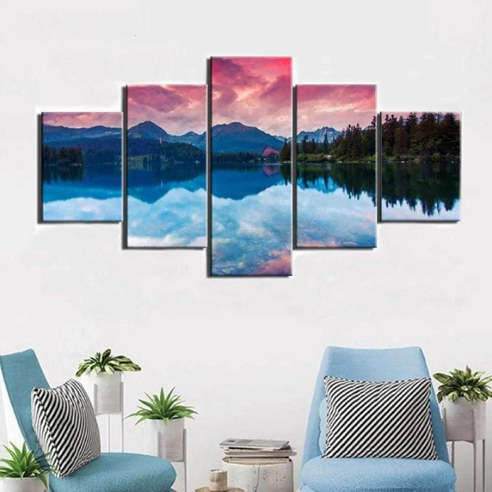 5 Panels Canvas Prints