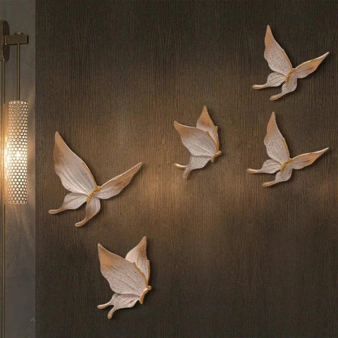 5 Pcs Set Handmade Glorious Butterfly Wall Art - Fansee Australia