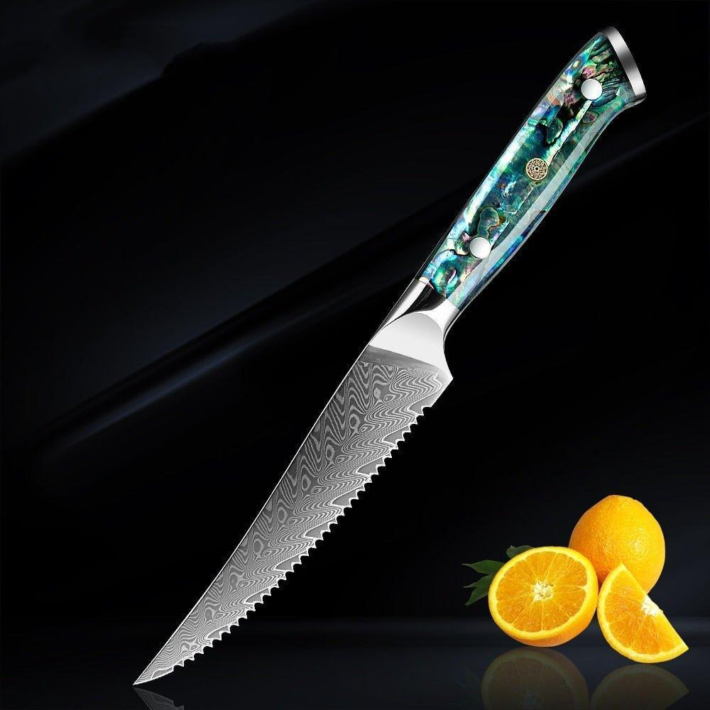 7-Piece Japanese Damascus Steel Chef Knife Set – Premium Quality - Fansee Australia