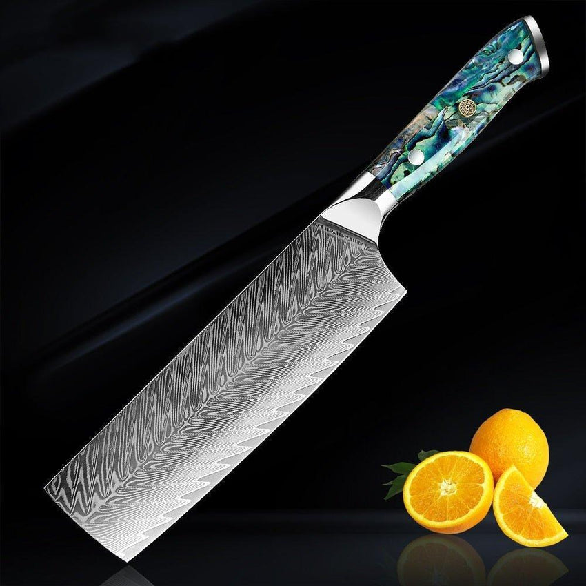 7-Piece Japanese Damascus Steel Chef Knife Set – Premium Quality - Fansee Australia