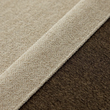 Étoffe Luxe Chenille Curtain Panel – Cream Beige Room-Darkening Drapery