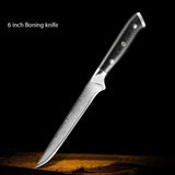 8-Piece 67-Layer Damascus Steel Chef Knife Set – Japanese Precision - Fansee Australia