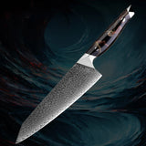 8-Piece VG10 Core Japanese Damascus Knife Set – Full Kitchen Range - Fansee Australia