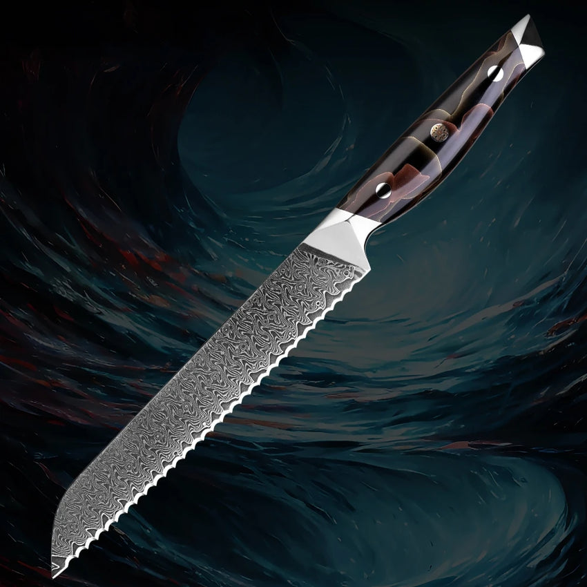 8-Piece VG10 Core Japanese Damascus Knife Set – Full Kitchen Range - Fansee Australia