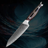 8-Piece VG10 Core Japanese Damascus Knife Set – Full Kitchen Range - Fansee Australia