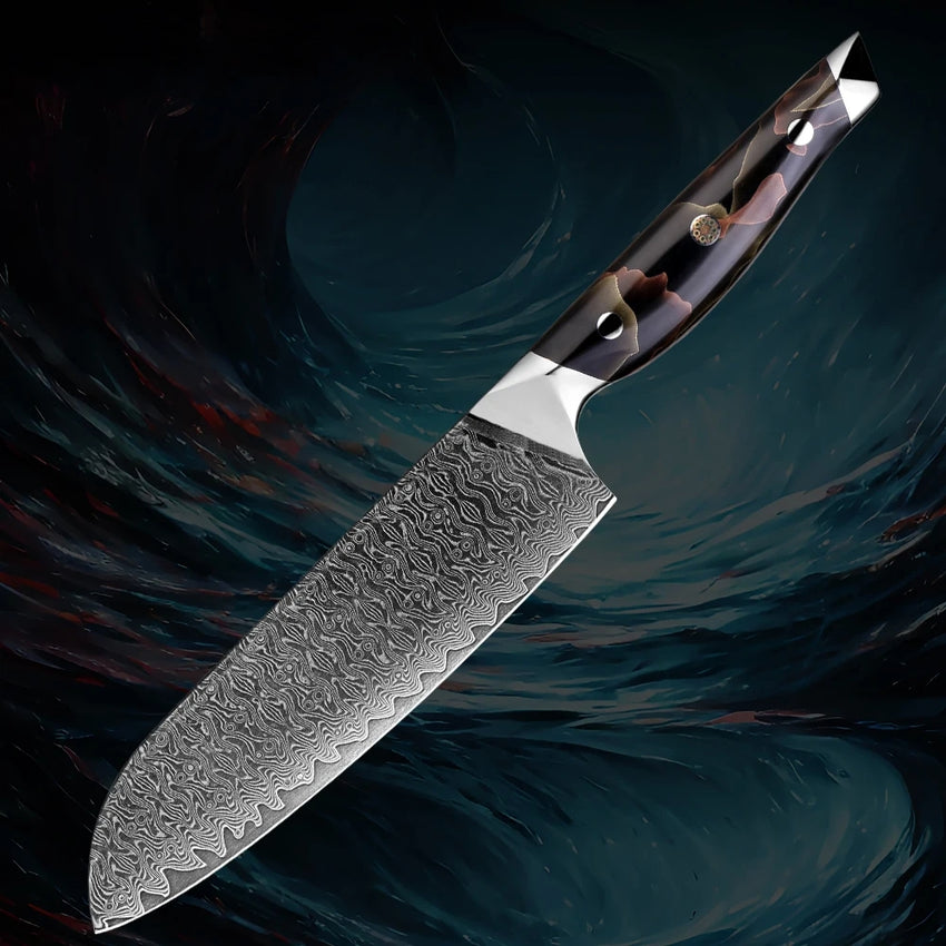 8-Piece VG10 Core Japanese Damascus Knife Set – Full Kitchen Range - Fansee Australia