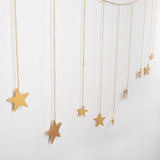 9Pcs Wood Gold Star Garland Wall Decoration Set - Fansee Australia