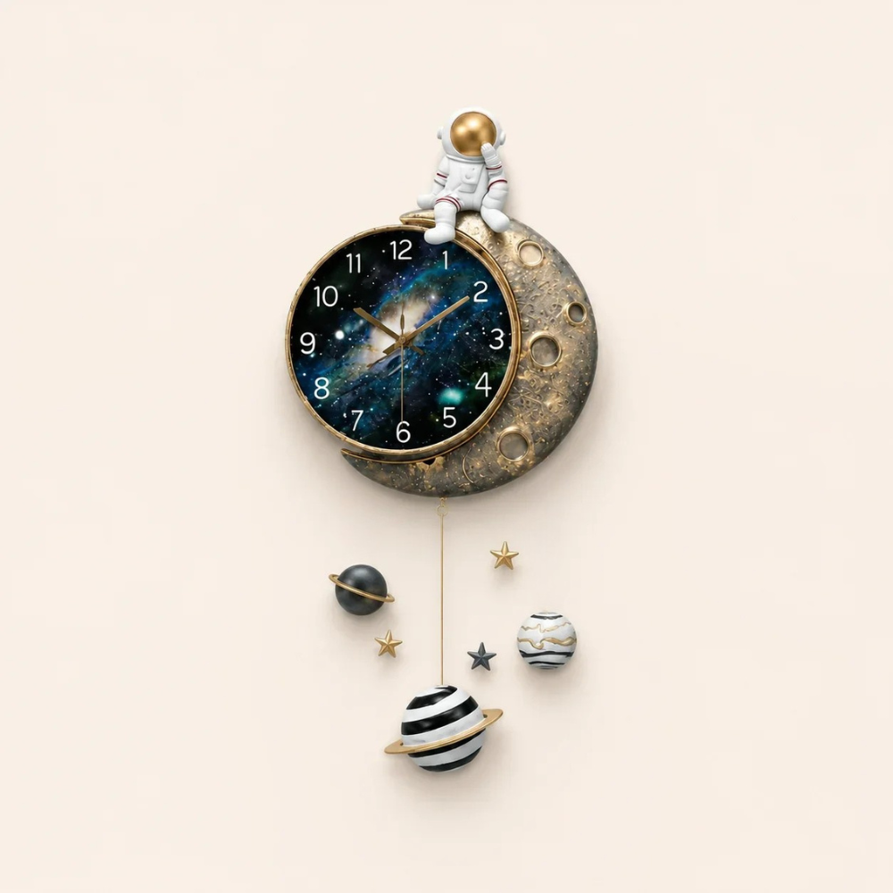 Astronaut 3D Wall Art Clock - Fansee Australia