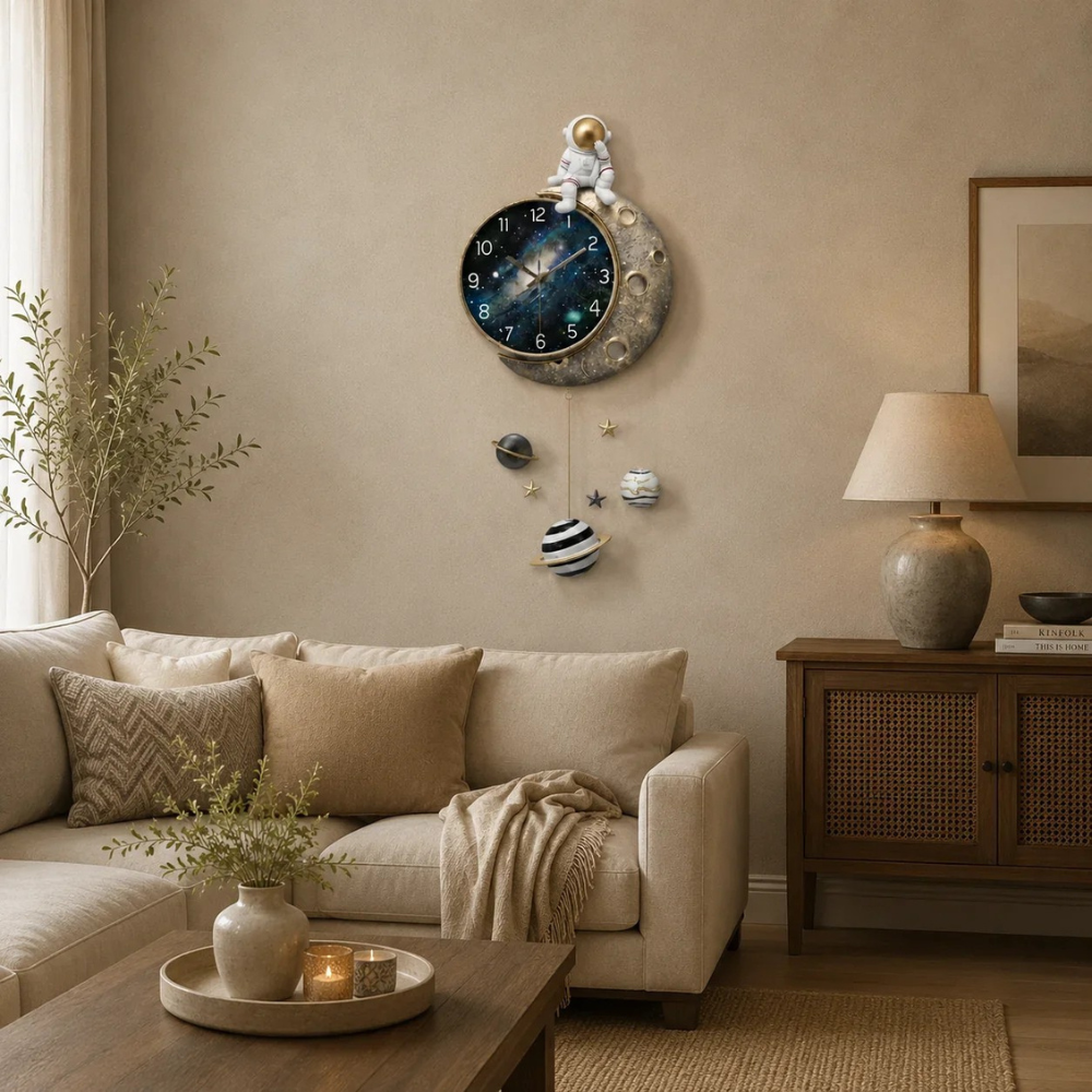 Astronaut 3D Wall Art Clock - Fansee Australia