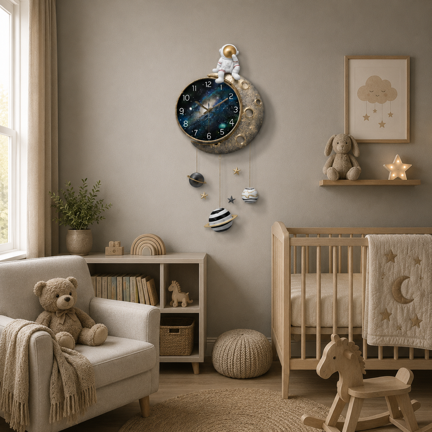 Astronaut 3D Wall Art Clock - Fansee Australia