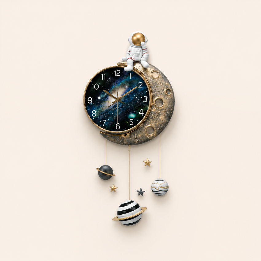 Astronaut 3D Wall Art Clock - Fansee Australia