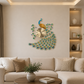 Gorgeous Large Peacock Wall Clock - Fansee Australia