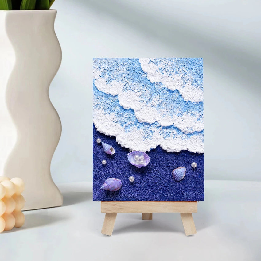 Coastal Calm – Blue Shell DIY Painting Kit