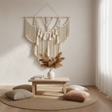 Extra Large Handmade Bohemian Macrame Tassel Wall Hanging