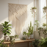 Large Handwoven Boho Macrame Wall Hanging Art Tapestry