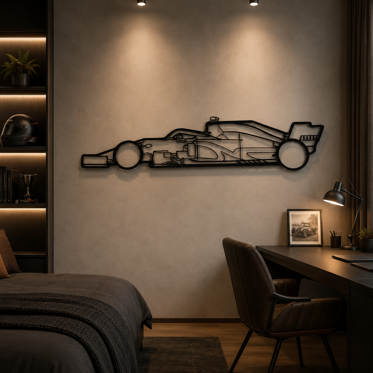 SCULPTURAL METAL ART FOR MODERN WALLS