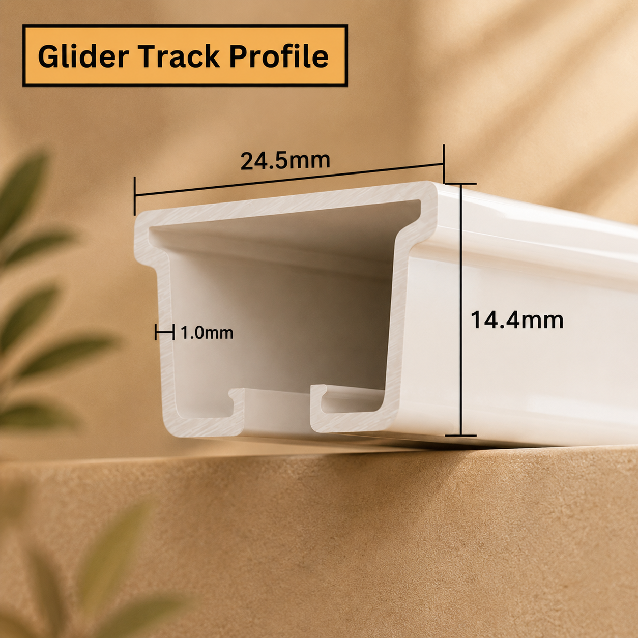 Premium Extendable S-Fold & Wave Fold Curtain Track (226–370cm)