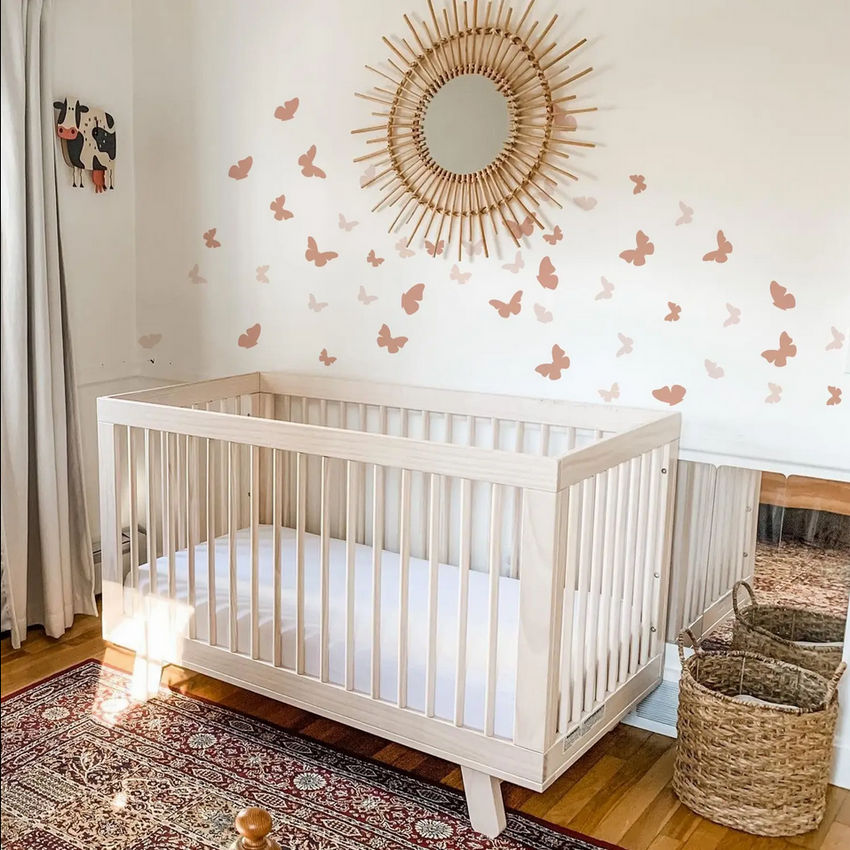 48 Pcs Boho Butterflies Wall Stickers