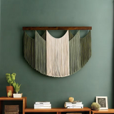 The Forest Arch Macrame Tapestry: Large Half-Circle Wall Hanging