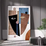 Cubist Reflections: Modern Abstract Art Painting