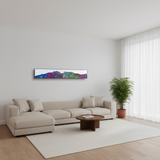 The Kimberley Peaks – Vibrant Wilderness Hand Painted Artwork (25x150cm)