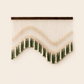 Verdant Tassel Fibre Wall Art – Handwoven Boho Beaded Hanging