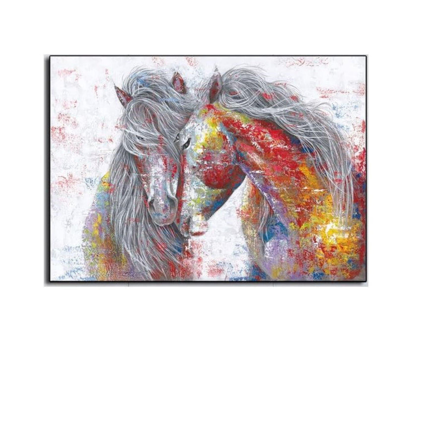 Abstract Horse Wall Art Canvas Print (70x100cm) - Fansee Australia