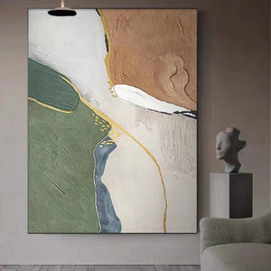 AbstractWhispers: Hand Painted Modern Oil Painting - Fansee Australia