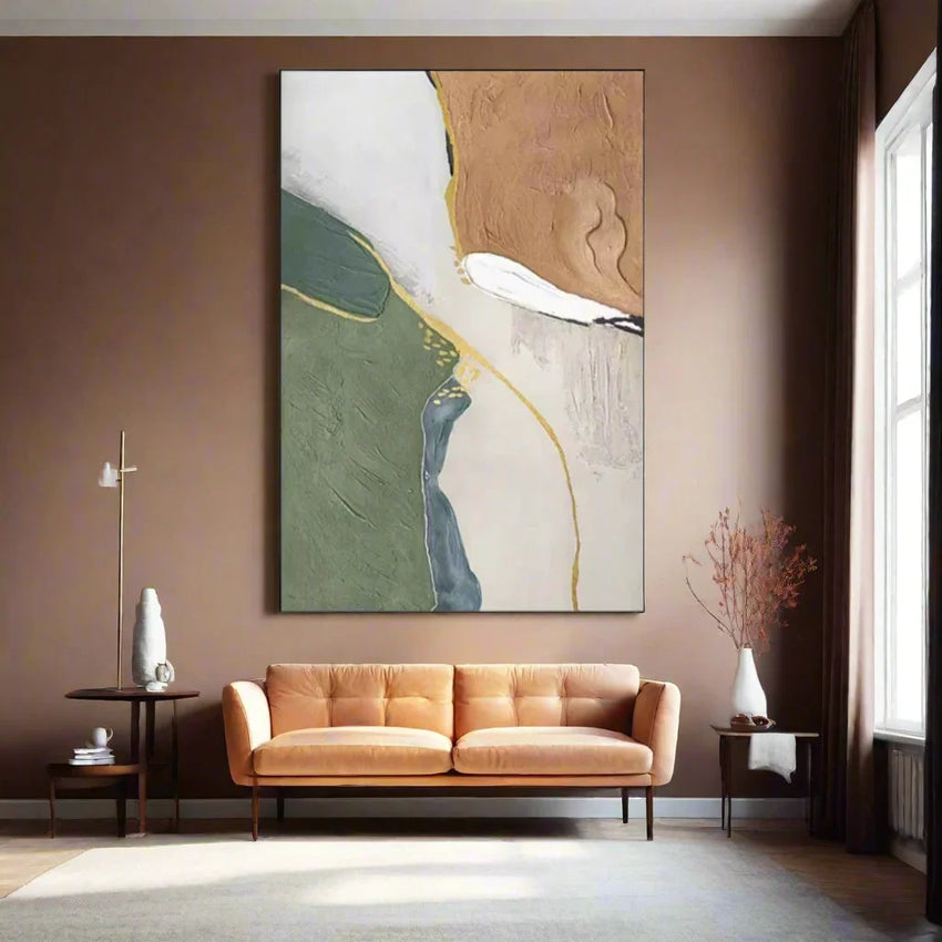 AbstractWhispers: Hand Painted Modern Oil Painting - Fansee Australia