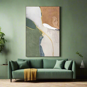 AbstractWhispers: Hand Painted Modern Oil Painting - Fansee Australia