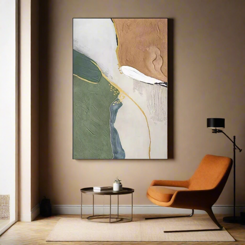 AbstractWhispers: Hand Painted Modern Oil Painting - Fansee Australia
