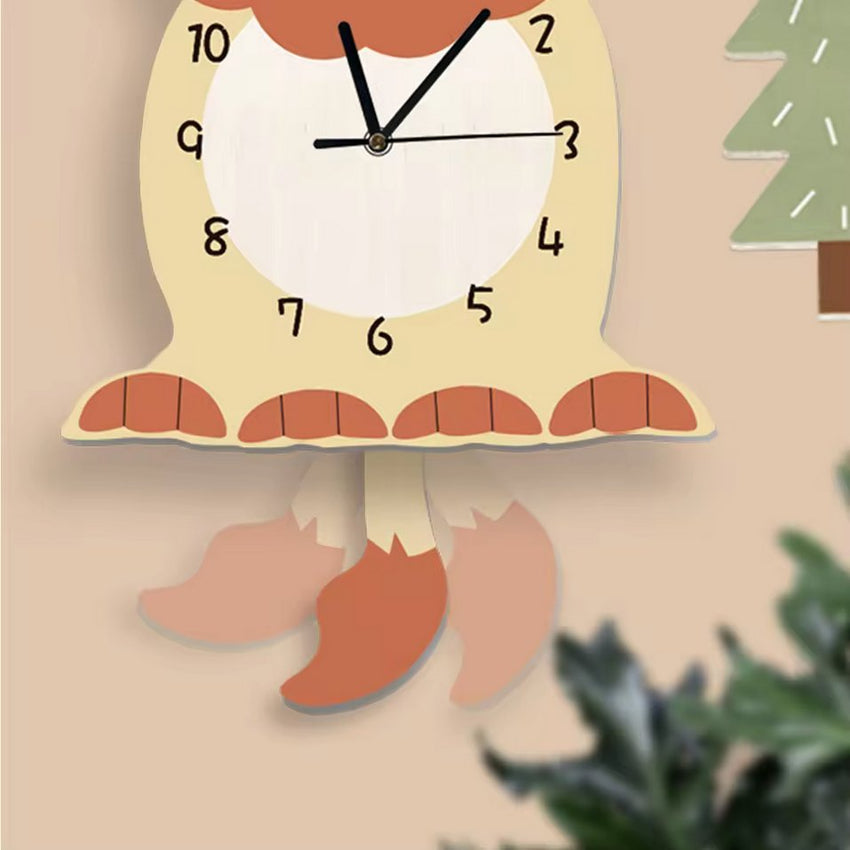 Adorable Lion Silent Nursery Room Wall Clock - Fansee Australia