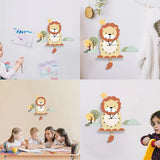 Adorable Lion Silent Nursery Room Wall Clock - Fansee Australia